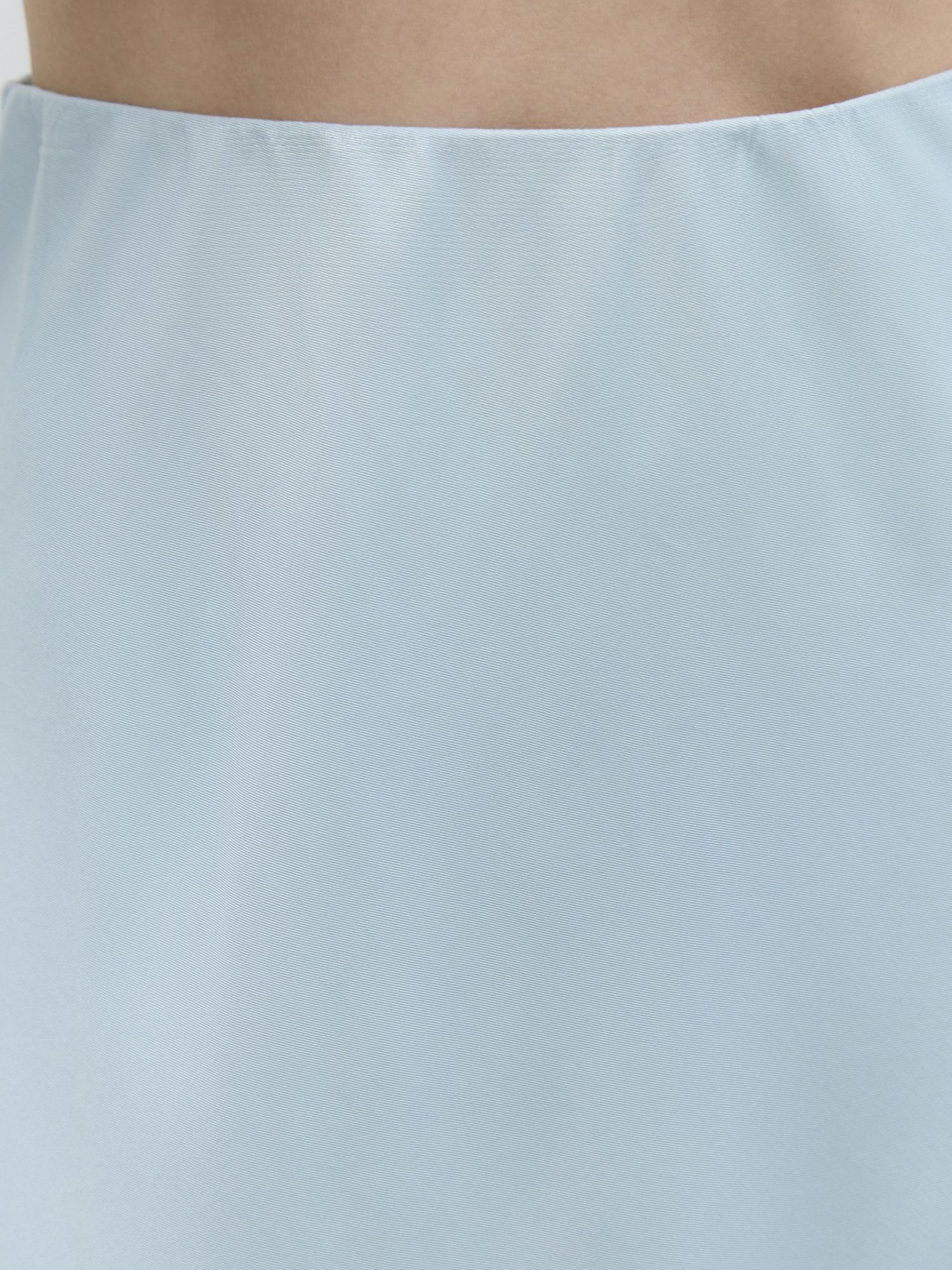 Юбка миди с эффектом TIE DYE светло-голубой - фото 3. Around