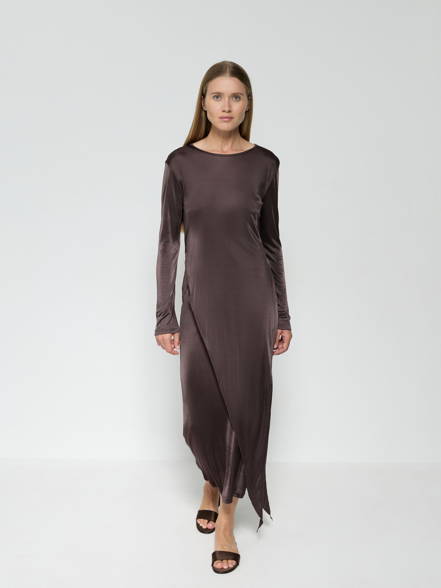 Юбка бельевая портвейн - фото 7. Around