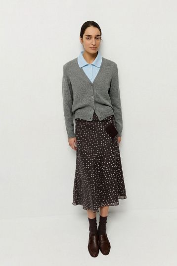 Кардиган из хлопка 2 в 1