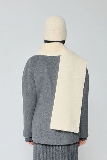 Шарф из ангоры масло