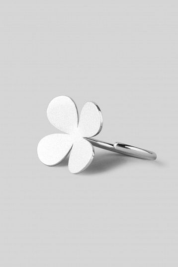 Кольцо Flower rh