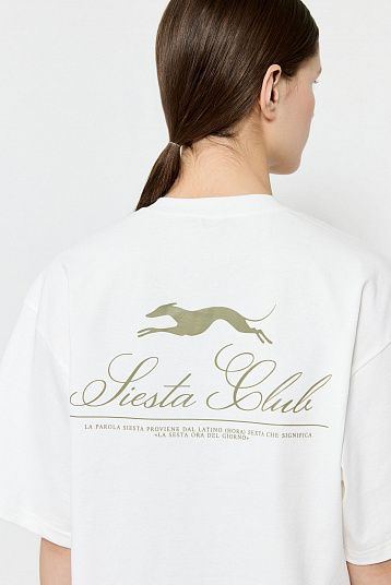 Футболка Siesta club молочный