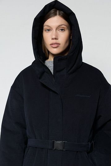 Пуховик AROUND темно-синий