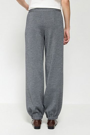 Джоггеры из мериноса графит