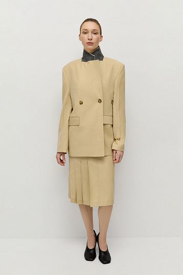 Юбка на шнурке бежевый