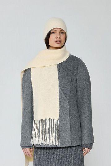 Шарф из ангоры масло