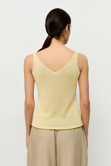 Топ из вискозы с хлопком