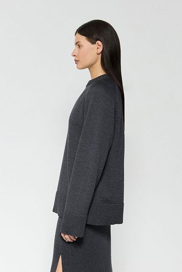 Базовый джемпер из мериноса ver.2.0 графит