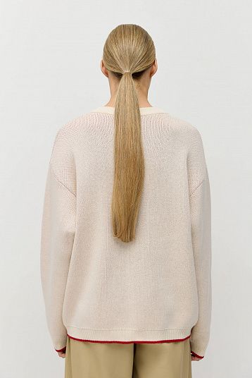 Джемпер Around Lobster Club светло-бежевый