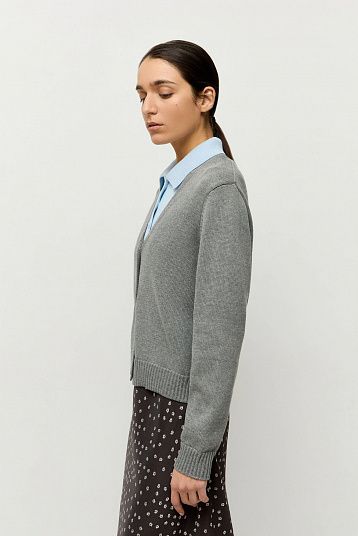 Кардиган из хлопка 2 в 1