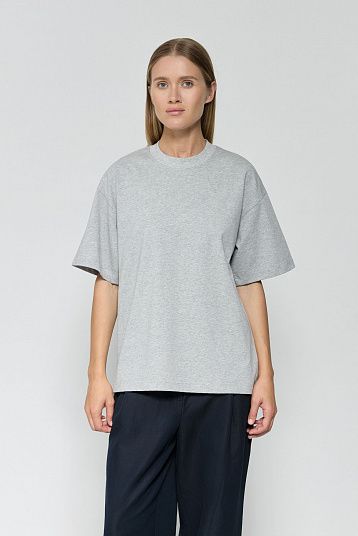 Футболка бойфренда HOMEMATE серый меланж