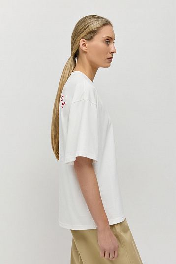 Футболка Around Lobster Club молочный