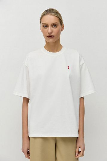 Футболка Around Lobster Club молочный