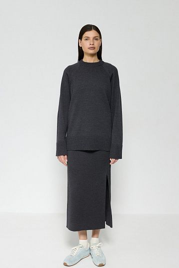 Базовый джемпер из мериноса ver.2.0 графит