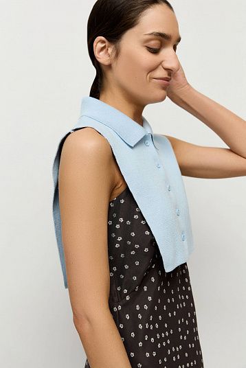 Кардиган из хлопка 2 в 1