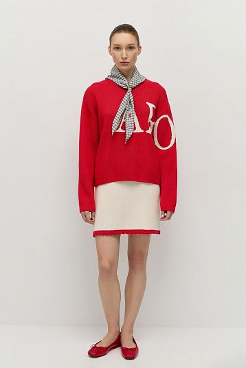 Джемпер AROUND красный