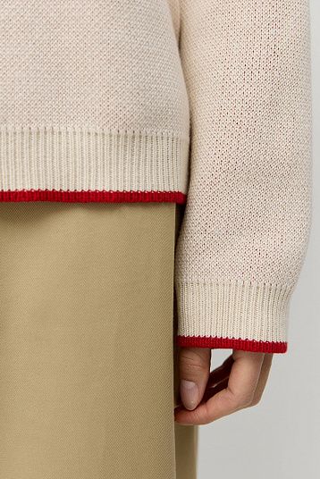 Джемпер Around Lobster Club светло-бежевый