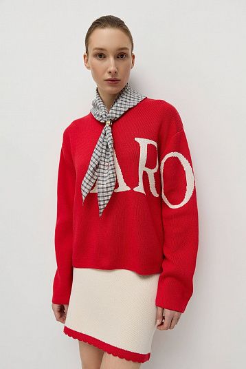 Джемпер AROUND красный