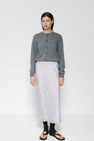 Юбка 2 в 1 вишни