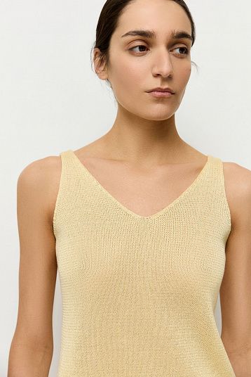 Топ из вискозы с хлопком