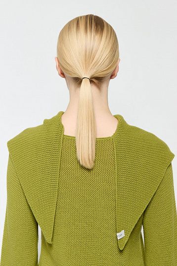 Косынка из хлопка с кашемиром зеленый