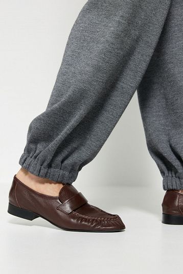 Джоггеры из мериноса графит