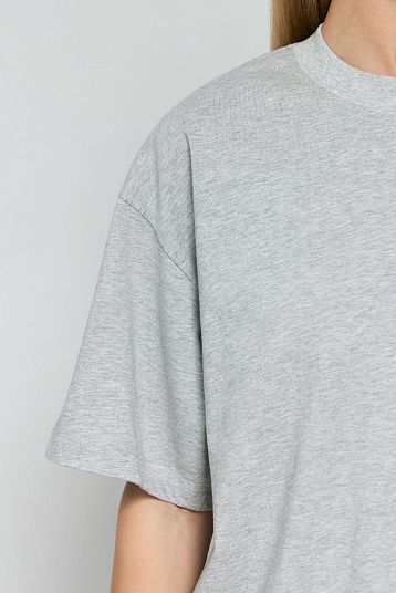 Футболка бойфренда HOMEMATE серый меланж