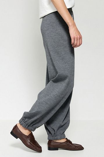 Джоггеры из мериноса графит