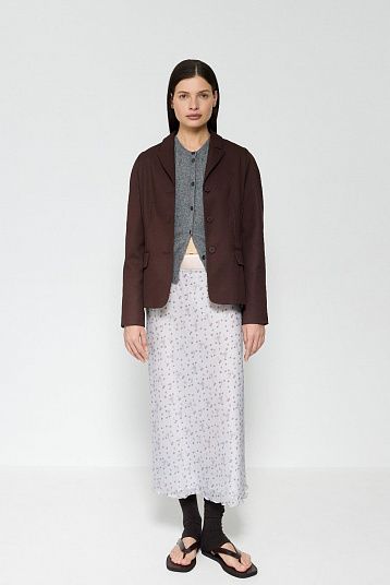 Юбка 2 в 1 вишни