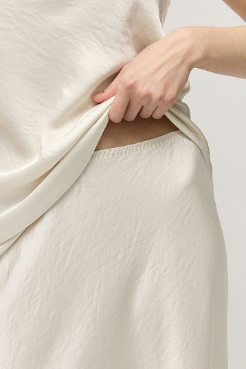 Юбка с кружевом