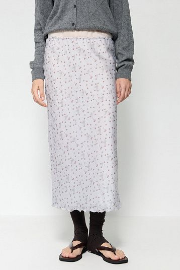 Юбка 2 в 1 вишни