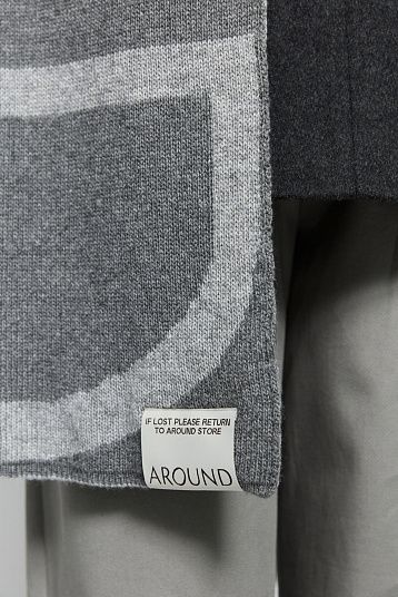 Шарф AROUND серый