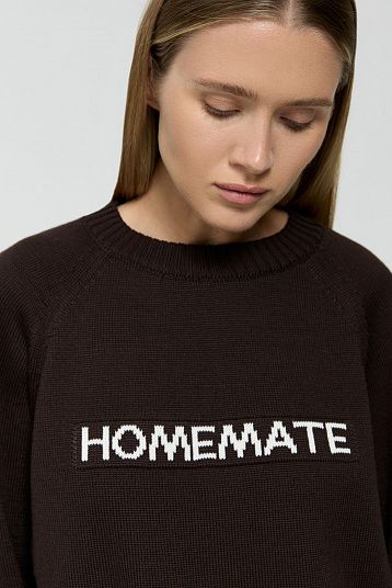 Джемпер HOMEMATE коричневый