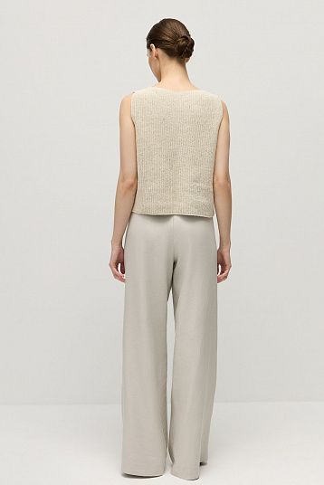 Жилет на пуговицах из переработанного хлопка