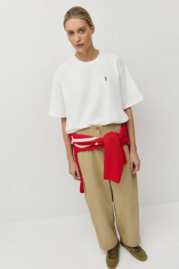 Футболка Around Lobster Club молочный