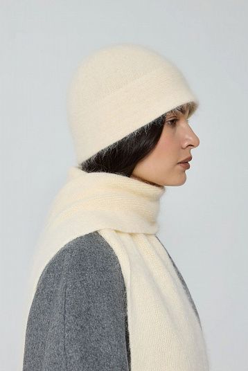 Панама из ангоры масло