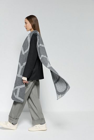 Шарф AROUND серый