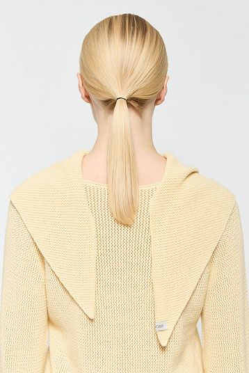 Косынка из хлопка с кашемиром масло