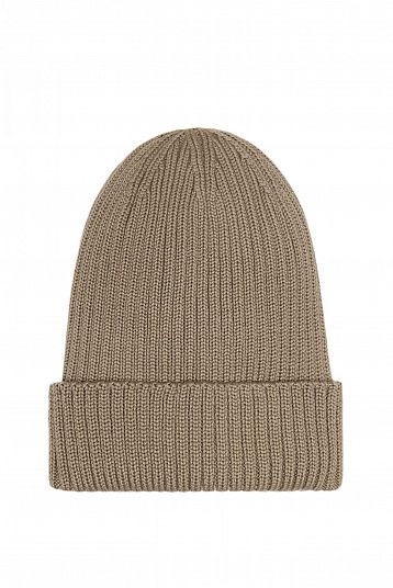 Шапка из мериноса уплотненная халва