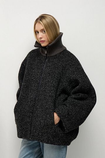 Бомбер из мягкой шерсти