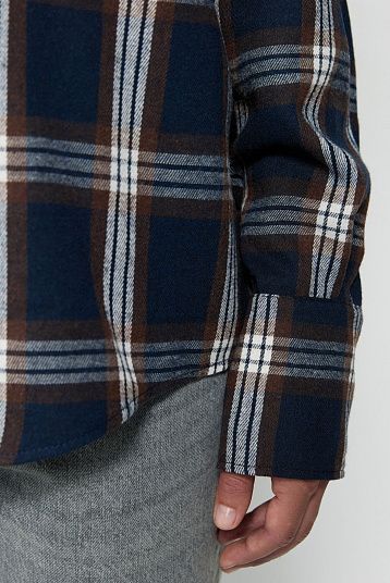 Рубашка бойфренда из фланели